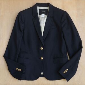 J Crew School Boy Blazer in Navy 4 NWOT
